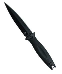 Kershaw Secret Agent (4007); Concealable Boot Knife with Strong Single Edge 4.4 Inch 8Cr13MoV Steel Blade; Arrives with Dual Carry Molded Sheath and Stealthy Non-Reflective Black Oxide Finish, 3 OZ 26 71fhd2cLbYL