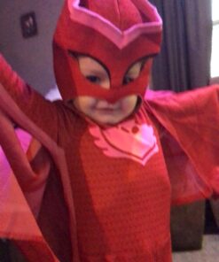 PJ Masks Owlette Deluxe Toddler Costume Medium (3T-4T) Red 34 71fheMZjeL