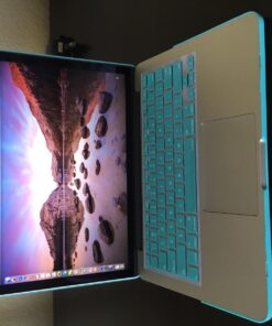 RUBAN for Old MacBook Pro Retina 13 inch (A1502 & A1425 Models) 2015 2014 2013 2012 Release,Plastic Hard Shell Case & Keyboard Cover, Turquoise 50 71fi8ADHNrL