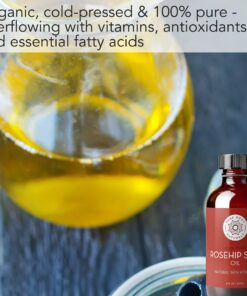 Alternative view of Pure Body Naturals Rosehip Oil Facial Oil for Face, Nails, Hair and Skin, Rosehip Seed Oil, 4 Fl. Ounce 4 Fl Oz (Pack of 1)