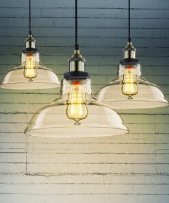 CLAXY Ecopower Industrial Edison Vintage Style 1-Light Pendant Glass Hanging Light Antique Bronze 29 71fj2fS gAL