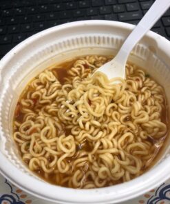 Nongshim Gourmet Spicy Shin Noodle Soup Bowl, 12 Pack, Microwaveable Ramyun Soup Noodles, No MSG Added 33 71fl31cgDaL