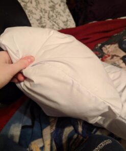 DMI Body Pillow, Side Sleeper Pillow and Pregnancy Pillow with Contoured Support to Eliminate Neck, Back, Hip, Joint Pain and Sciatica Relief with Removable Washable Cover, Firm, U Shape Neck Pillow Half Body Pillow 50 71fl485KN8L