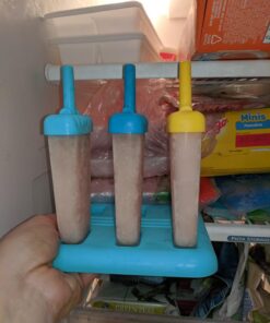 Popsicles Molds, Ozera Set of 6 Reusable Ice Pop Molds Easy Release Popsicle Maker Molds Cream Popcical Molds for Homemade Popsicles With Funnel & Cleaning Brush Assorted Colors 50 71fl60zCWL
