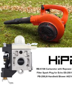 Hipa RB-K106 PB-250LN Carburetor with Repower Kit Spark Plug for Echo Leaf Blower PB250 ES-250 PB-250 PB-250LN Handheld Blower A021003661 Carb 21 71fmbyeV9lL