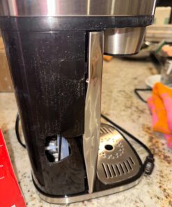 Hamilton Beach The Scoop Single Serve Coffee Maker & Fast Grounds Brewer, Brews in Minutes, 8-14oz. Cups, Stainless Steel 48 71fmiJXu8L