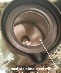 Keurig 2.0 Thermal Carafe 32oz Double-Walled, Vacuum-Insulated, Holds and Dispenses Upto 4 Cups of Hot Coffee, Compatible With Keurig 2.0 K-Cup Pod Coffee Makers, Stainless Steel 20 71fmvP16xEL