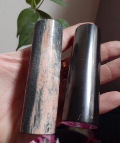Genuine Shungite Cylinders Harmonizers Set | Shungite & Soapstone Egyptian Rods | Polished Harmonizers from Karelia | Real Shungite Healing Cylinders for Yoga Meditation Chakra Balancing Reiki HCP1 23 71foZhIY2PL 1