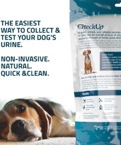 CheckUp Kit at Home Wellness Test for Dogs | Telescopic Pole, Detachable Cup & 2 Test Strips | Detects 4 Most Common Pet Health Indicators - Glucose, Protein, pH and Blood in Urine | 2 Strips 4 Parameters Strips 12 71fog4ofo4L
