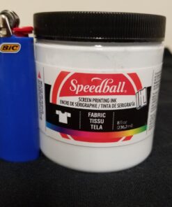 Speedball Fabric Screen Printing Ink, 8-Ounce, White for T-Shirt and Silkscreen Printmaking 50 71fpWFVb4kL