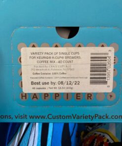 Coffee Pods Variety Pack Sampler, Assorted Single Serve Coffee for Keurig K Cups Coffee Makers, 40 Unique Cups - Great Coffee Gift Coffee Variety 51 71fpq3X9RL