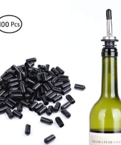 Alternative view of LEGERM 100 Pcs Pourers Dust Covers Olive Oil Liquor Bottle Pour Spout Cover Rubber Caps (Not Include the Spout)
