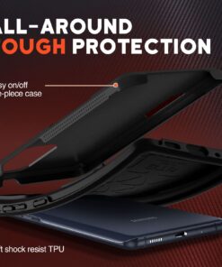 NTG 【𝟮𝟬𝟮𝟮 𝗡𝗲𝘄 Shockproof Designed for Samsung S20 FE 5G Case, Heavy-Duty Tough Rugged Lightweight Slim Protective Case for Samsung Galaxy S20 FE, Black 19 71fsThYHQOL