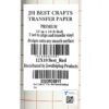 Jh-Best Crafts12 X 10' Feet Roll Transfer Paper w/Grid- Perfect Alignment of Cameo or Cricut Self Adhesive Vinyl for Decals, Signs, Walls, Windows and Other Smooth Surfaces