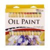 U.S. Art Supply Professional 24 Color Set of Art Oil Paint in 12ml Tubes - Rich Vivid Colors for Artists, Students, Beginners - Canvas Portrait Paintings 24 Count (Pack of 1) 27 71ftfCJlhjL