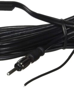 Krator Hidden Antenna - for Car, Truck, Motorcycle, Boat, Golf Cart, Campers, Amplified Antenna AM FM WB Universal Fit Compatible with All Applications AM FM Car Radio Stereo Windshield Hidden Antenna, Black, (TLB1800)