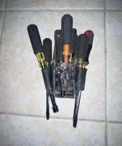 Greenlee 0258-14 POUCH, LEATHER 4 POCKET 24 71fuWAVPZOL