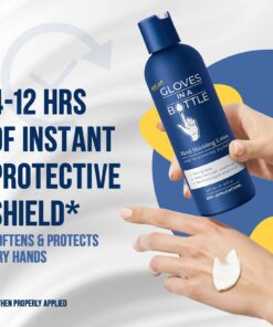 Gloves In A Bottle Shielding Lotion (One- 2 fl oz-60 ml & One - 8 fl oz-240 ml) With Pump Great for Dry Itchy Skin! Grease-less and Fragrance Free! 19 71fuXlR5 wL 1