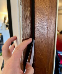 MAGZO Weather Stripping Door Seal, 1/2 Inch Wide X 1/8 Inch Thick Adhesive Foam Tape Soundproof Weatherstripping for Windows, 3 Rolls Total 50FT Black 1/2in * 1/8in * 50FT 53 71fwF1ahf9L