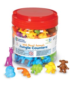 Learning Resources Wild About Animals Jungle Counters, Counting & Sorting Toy, 72 Pieces, Ages 3+ 14 71fwJjZB59S