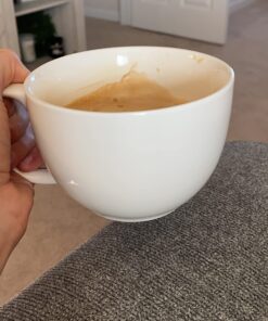 Norpro My Favorite Jumbo Porcelain Mugs, Set of 2, White 2 Count (Pack of 1) 38 71fws6n1grL