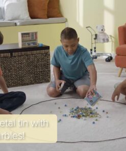 Neato! Classics 160 Marbles In A Tin Box by Toysmith - Retro Nostalgia Glass Shooter, Marble Games Are Timeless Play For Kids - Boys & Girls 25 71fxNmRL4cL