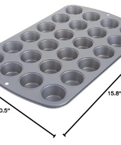 Wilton Recipe Right 24 Cup Mini Muffin Pan Mini 24 cup 24 71fxyw2wFlL
