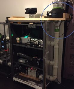 Hurricane 8 Inch Inline Fan 745 CFM - Quiet Fan with Steel Housing and Powder-Coated Finish, Easy Installation 8-Inch 28 71fyPz aUOL