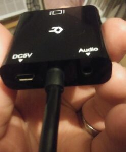 Rankie 1080P Active HDTV HDMI to VGA Adapter (Male to Female) Converter with Audio for PC, Monitor, Projector, HDTV, Xbox and more 39 71fycpthBvL