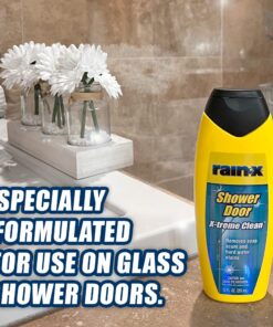 Rain-X 630035 X-Treme Clean Shower Door Cleaner, 12 Fl. Oz, Formulated To Glass Doors - Easy Use, Removes Soap Scum, Dirt, Hard Water Build-up, Calcium, Lime And Rust Stains 33 71fzCclnPHL