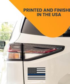 Magnet Me Up Thin Blue Line American Flag Magnet Decal, 4x6 Inch, Heavy-Duty Automotive Magnet for Car, Truck, SUV, Show Your Support for Police and Law Enforcement Officers, Made in The USA 20 71fzgImgfXL