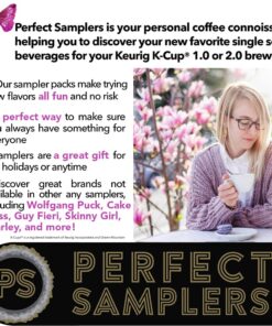 Perfect Samplers Single Serve & Decaf K Cups Variety Pack, Unflavored & Flavored Decaf Coffee Pods, Decaffeinated Coffee for Keurig K Cups Machines, Hot or Iced Coffee, 40 Count 22 71fzmSUIRwL