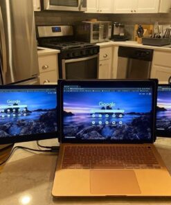 WESTHOD 12" Laptop Monitor Extender, Portable Monitor for Laptop HDMI USB C Screens Extender FHD 1080P, Plug-Play Tri-Screen for 13”-16” Laptops 124 71g lj3n41L