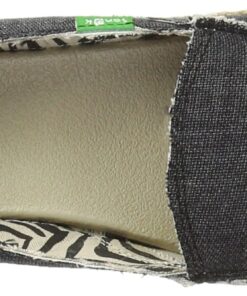 Sanuk Women's Fiona Flat 6 Charcaol 13 71g0 p2PoBL