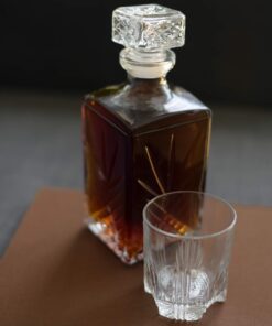 Bormioli Rocco Selecta Collection Whiskey Decanter – Sophisticated 33.75oz Diamond Decanter With Starburst Detailing – For Whiskey, Bourbon, Scotch & Liquor 27 71g0L2zhd0L