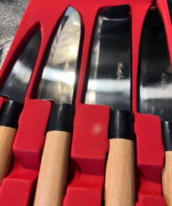 Premium Sushi & Sashimi Chef’s Knives – Set of 4 Knives - Ultra High Carbon Steel Blades 17 71g10dbjymL