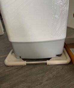 SPACECARE Mobile Roller with 4 Locking Wheels - Adjustable Furniture Dolly Washing Machine Stand Refrigerator Base Moving Cart Off White 54 71g1GxYk8UL