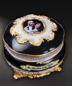 The San Francisco Music Box Company Phantom and Christine Hinged Trinket Box 10 71g1dazooBL
