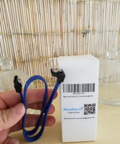 Relper-Lineso 6 Pack 90 Degree Right-Angle SATA III Cable 6.0 Gbps with Locking Latch 18Inch (6X Sata Cable Blue) 28 71g1s7VhYGL