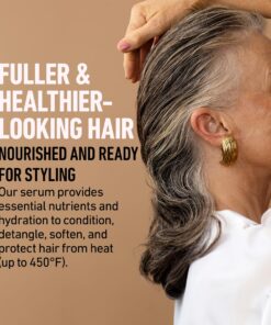 Boldify Nourishing Leave-In Serum - Professional Hair Care to Nourish, Detangle, Soften & Shine - Essential Hair Health Serum for Women & Men - Lightweight Thermal Protection to 450F 24 71g2gDWLKAL