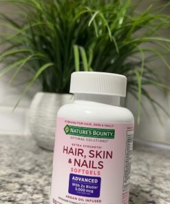 Nature's Bounty Optimal Solutions Hair Skin & Nails Extra Strength Softgels, 150 Count (Pack of 1) Package may vary 30 71g2rhm 9L