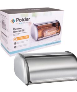 Polder Deluxe Bread Bin, 17 Inch, Stainless Steel 21 71g2tYDUliS