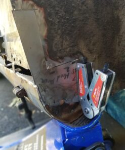 REXBETI Double Headed Sheet Metal Nibbler, Drill Attachment Metal Cutter with Extra Punch and Die, 1 Cutting Hole Accessory and 1 Step Drill Bit, Perfect for Straight Curve and Circle Cutting (Gold) 29 71g2vvPmwiL