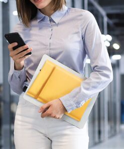 Fuxury Kraft Bubble Mailer 6x10 Inch 25 Pack,Strong Adhesion Padded Envelopes,Self Seal Bubble Envelopes, Waterproof Cushioned Bubble Mailers Packaging for Small Business,Bulk #0 Mailers Yellow 6x10" 25Pc 19 71g31bJeWQL