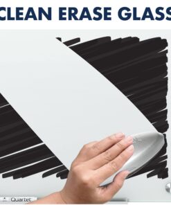 Quartet Magnetic Glass Dry Erase White Board, 3' x 2' Whiteboard, Infinity Frameless Mounting, White Surface (G3624W) 3' x 2' 25 71g39WIwy9L