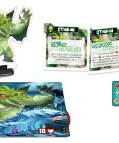 IELLO: King of Tokyo Cthulhu Monster Game Pack, Includes King of Tokyo & King of New York, 30 Minute Play Time, 2 to 6 Players, For Ages 10 and Up 10 71g3GzMJtcL