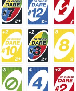 Mattel Games UNO Dare Card Game for Family Night Featuring Challenging and Silly Dares from 3 Different Categories 21 71g46bO0wHL
