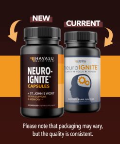 HAVASU NUTRITION NeuroIgnite Nootropic Focus Brain Support to Reduce Fog and Increase Memory & Cognition | Perfect for Students and Full-Time Employees | No Jitters or Crash 26 71g4TNxZHXL 2