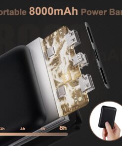 Cordless Heating Pad for Back Pain Relief, 8000mAh Portable Power Supply 60 Inchs Heating Pads for Cramps with Extended Belt 15 71g4cnyQdbL