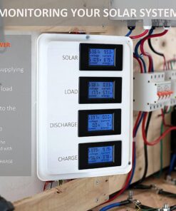 bayite DC 6.5-100V 0-100A LCD Display Digital Current Voltage Power Energy Meter Multimeter Ammeter Voltmeter with 100A Current Shunt 45 71g4ixhRoVL